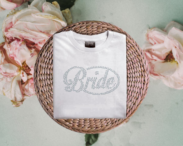 Bride Rhinestone T Shirt (1)