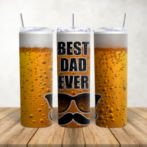 Best Dad Ever Beer 20 Ounce Tumbler
