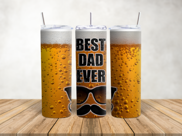 Best Dad Ever Beer 20 Ounce Tumbler