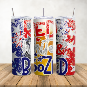 Red White and Boozed 20 Ounce Tumbler