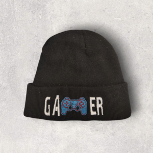 Gamer Embroidered Knit Cap