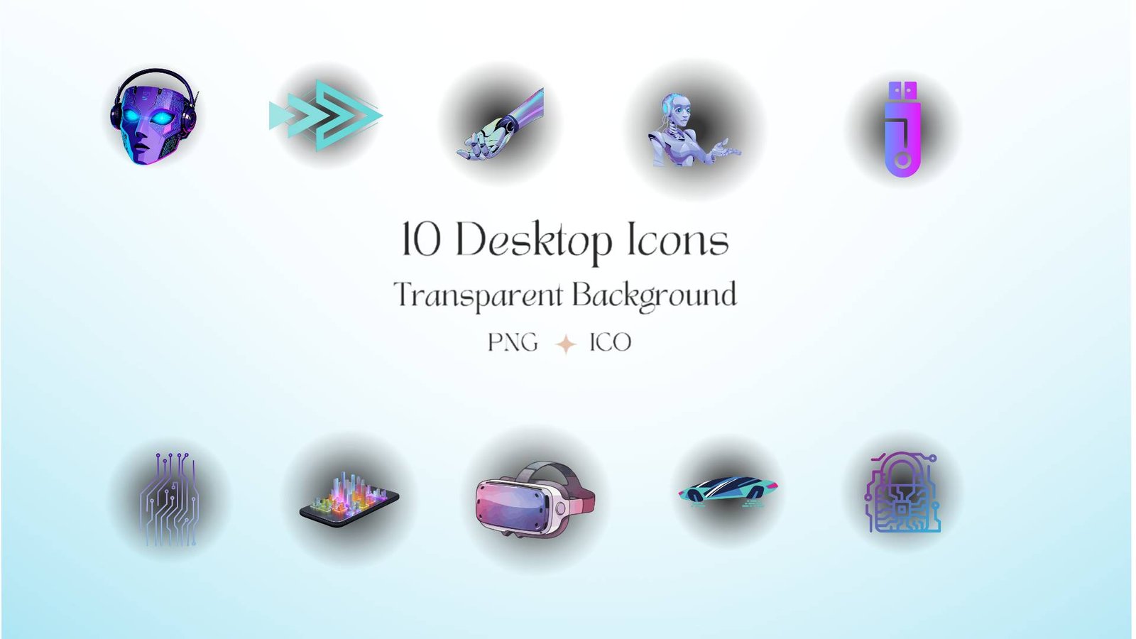 Cyberpunk Neon Cityscape Product Image