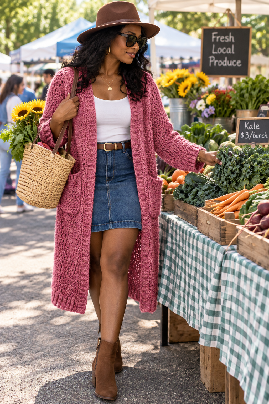 Volcanic Grace Long Cardigan