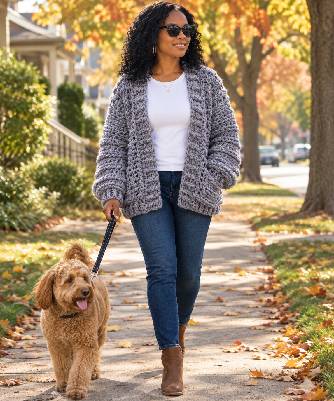 Chunky Bomber Cardigan