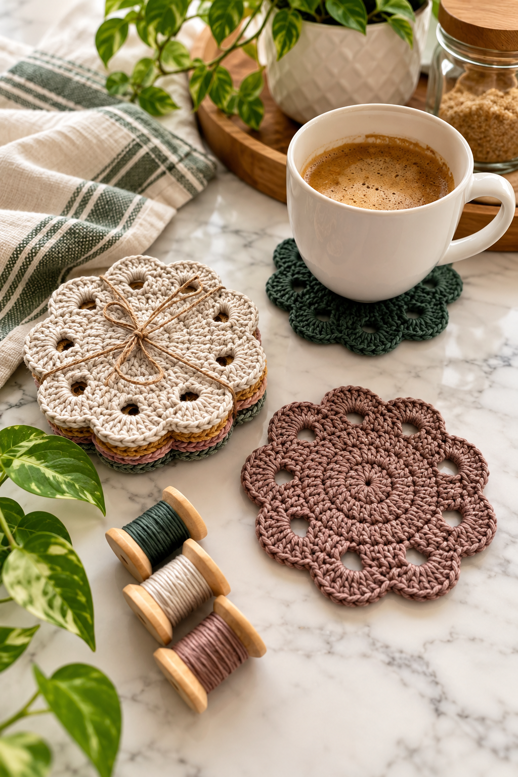 Crochet Coasters