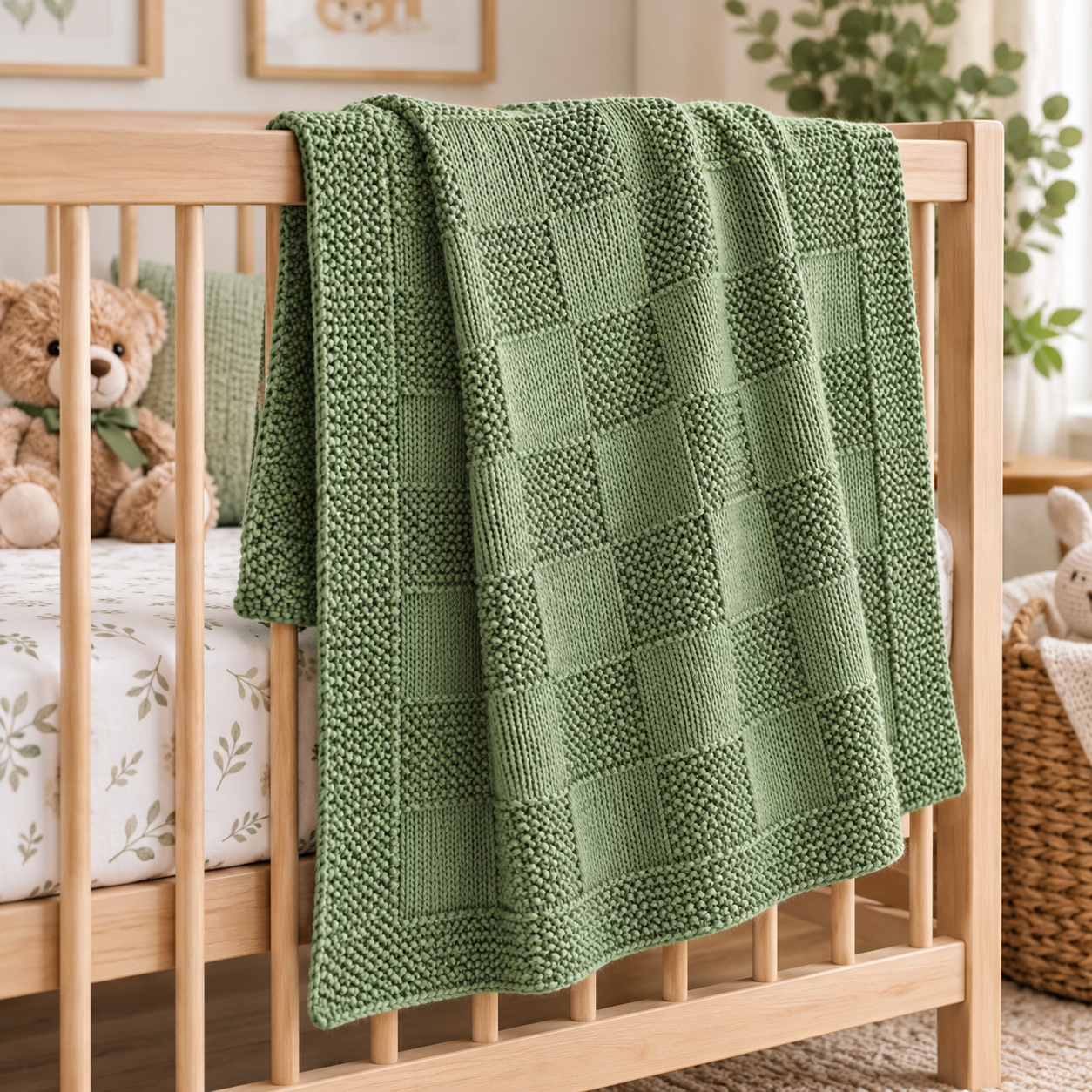 Checkered Baby Blanket