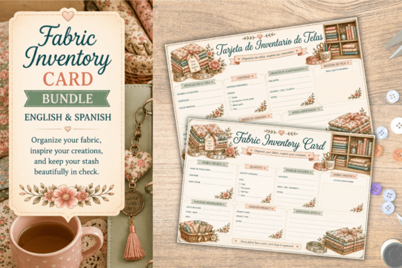 Fabric Inventory Cards