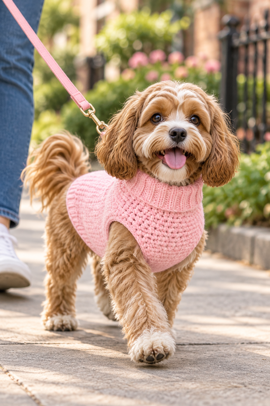 Crochet Small Dog Sweater