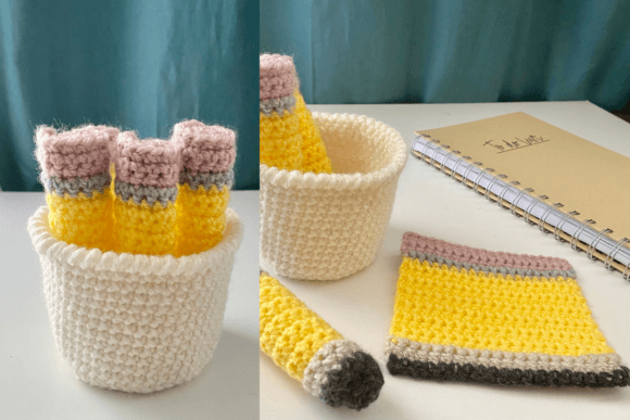 Pencil Pot Coaster Gift Set